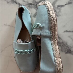 Talbots Hadley Chain Suede Espadrilles